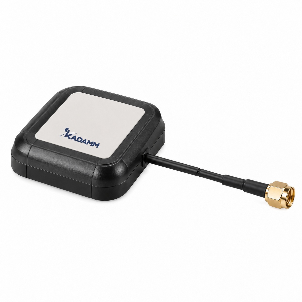 KADAMM GNSS-RTK-L15-28M — двухчастотная антенна ГНСС L1 + L5 на магните, МШУ 28 дБ, кабель RG174, SMA, IP67