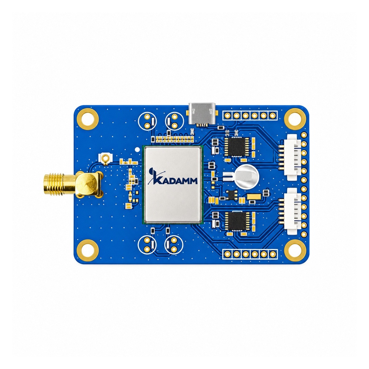 KADAMM GNSS-RTK-MOD-L12-1 — компактные RTK-модули ГНСС L1 / L2 с выходом UART: пять систем, 184 канала, 0,01 м + 1 ppm