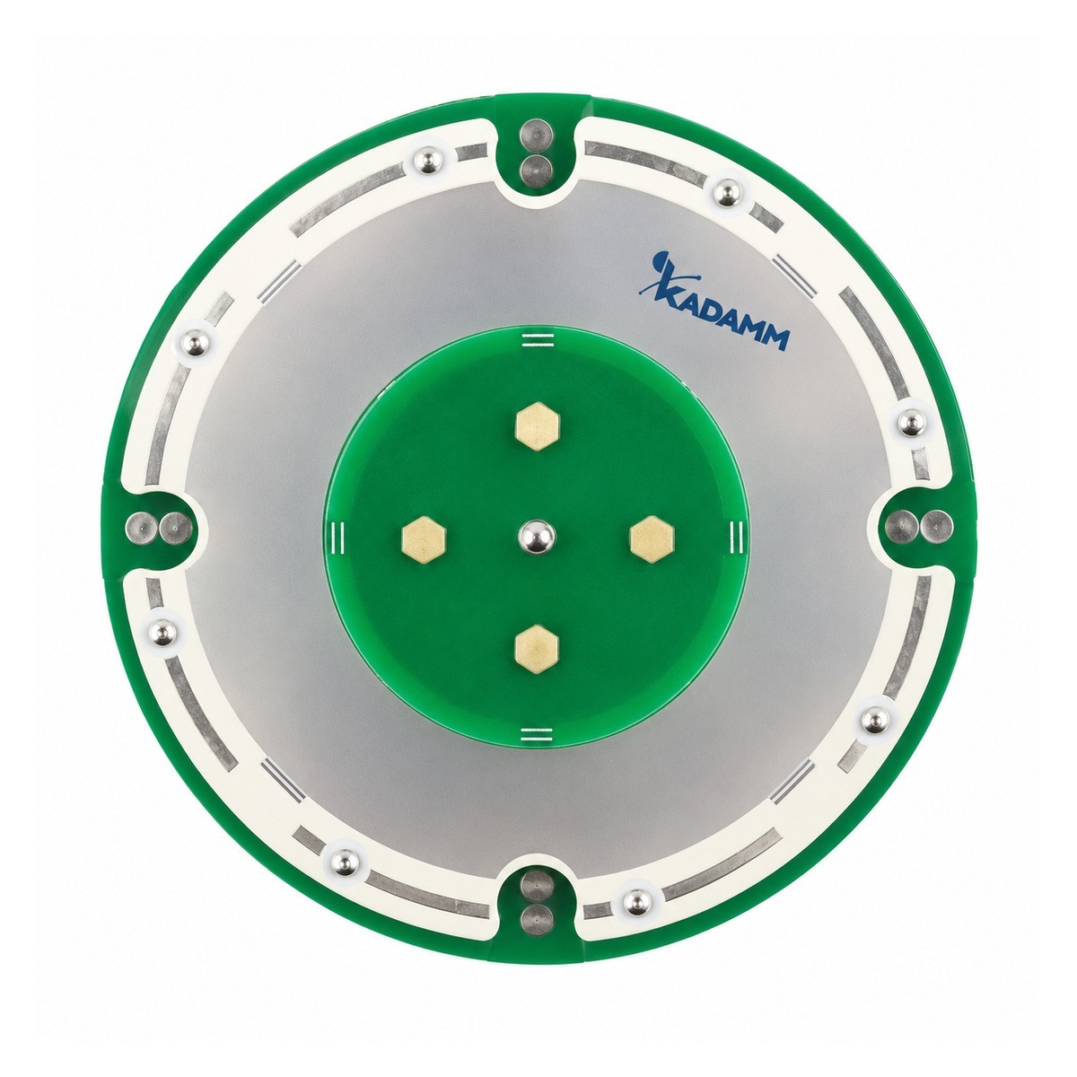 KADAMM GNSS-L125-868-0.5 — встраиваемые платы ГНСС L1 / L2 / L5 с антенной радиоканала 868 / 915 МГц, Ø122 мм, 2 исполнения