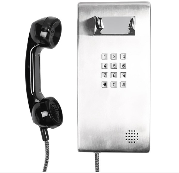 КАДАММ ТЛ4030-IP (TALK-4030-IP) — Прочный компактный антивандальный телефон из нержавеющей стали с клавиатурой для стандартного набора номера