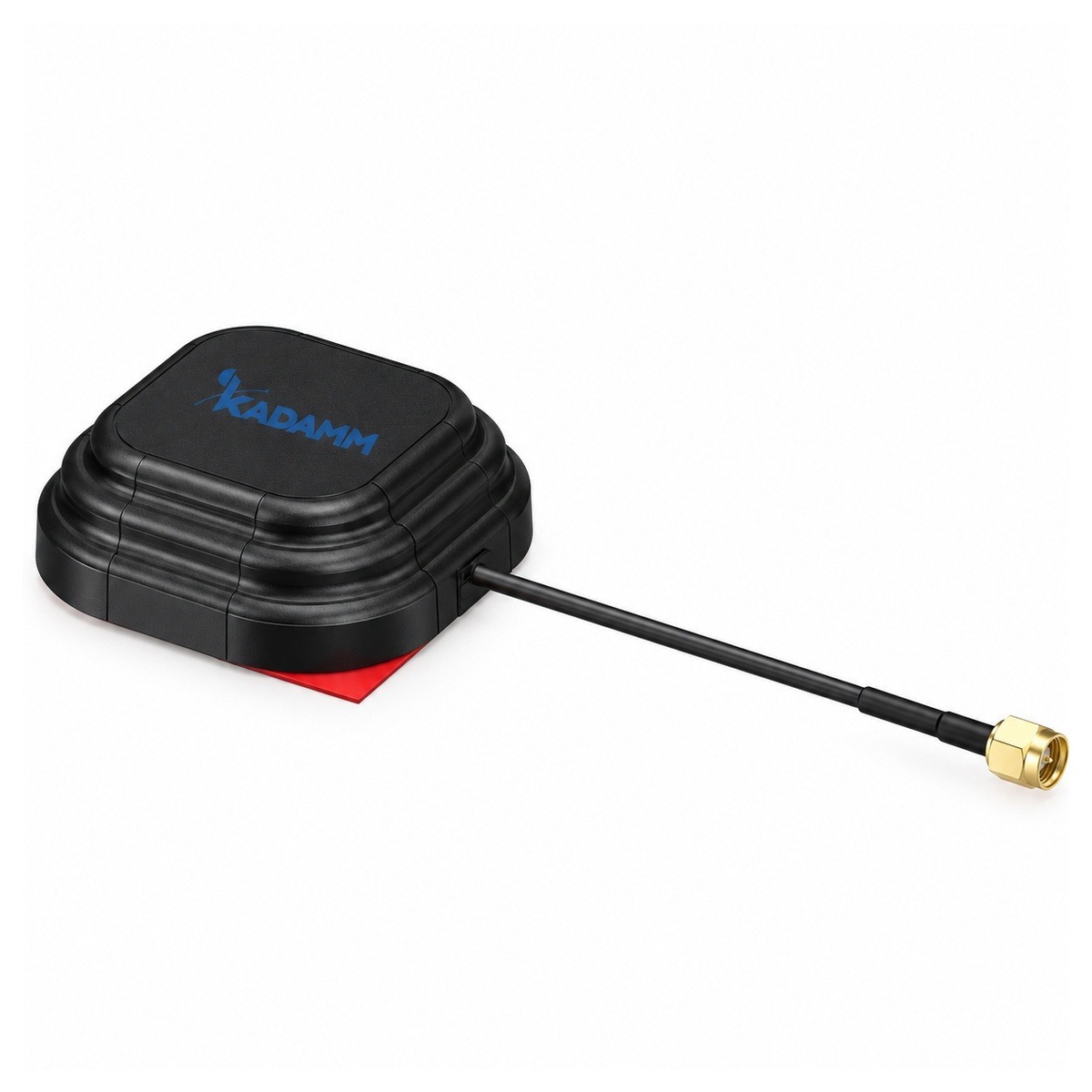 KADAMM GNSS-RTK-L125-28M — многочастотная антенна ГНСС L1/L2/L5 на магните, МШУ 28 дБ, SMA