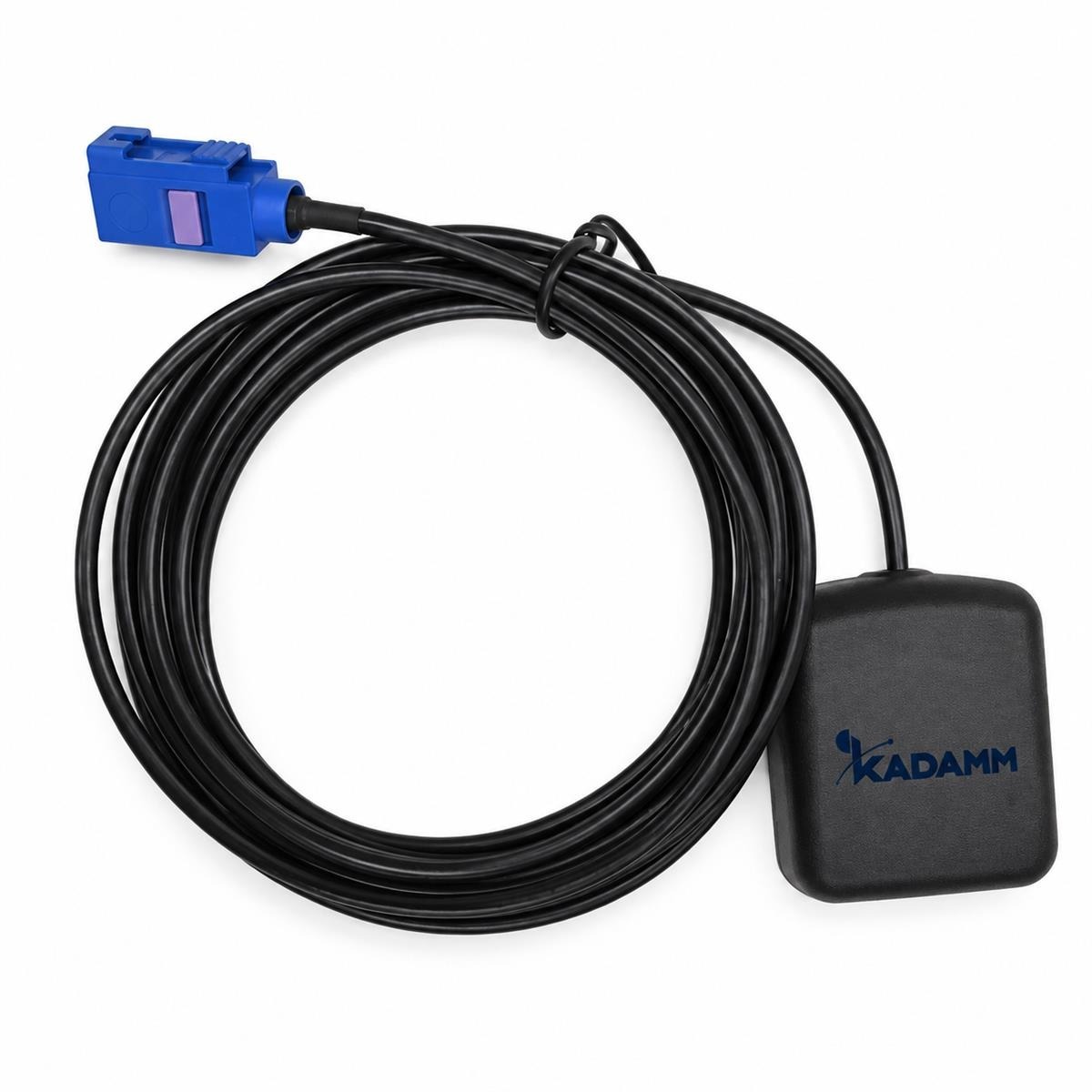 KADAMM GNSS-L1B1-27F — активная автомобильная антенна GPS/BeiDou, МШУ 27 дБ, кабель 5 м, FAKRA