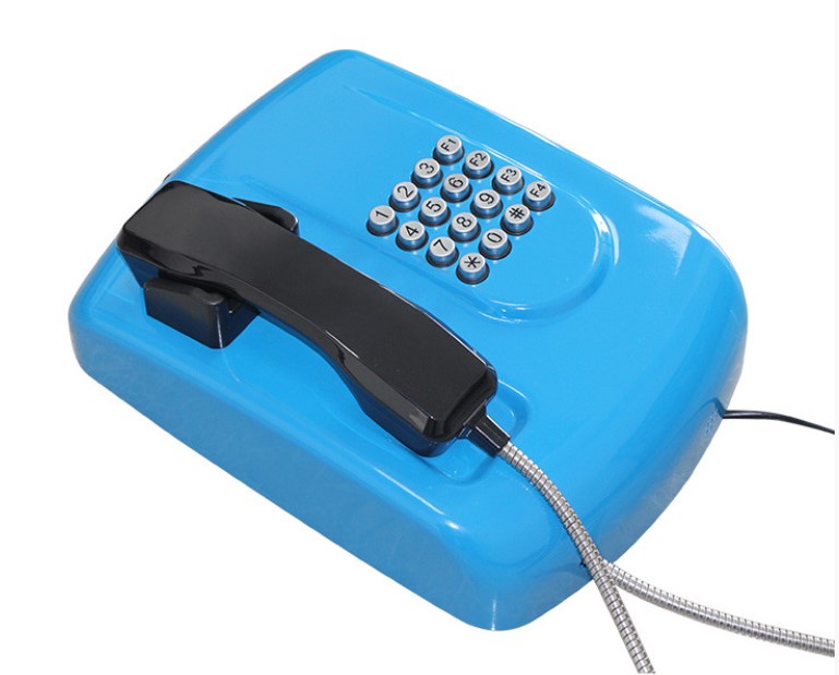 КАДАММ ТЛ5104 (TALK-5104) — Телефон общего пользования в синем корпусе (Malibu Blue)