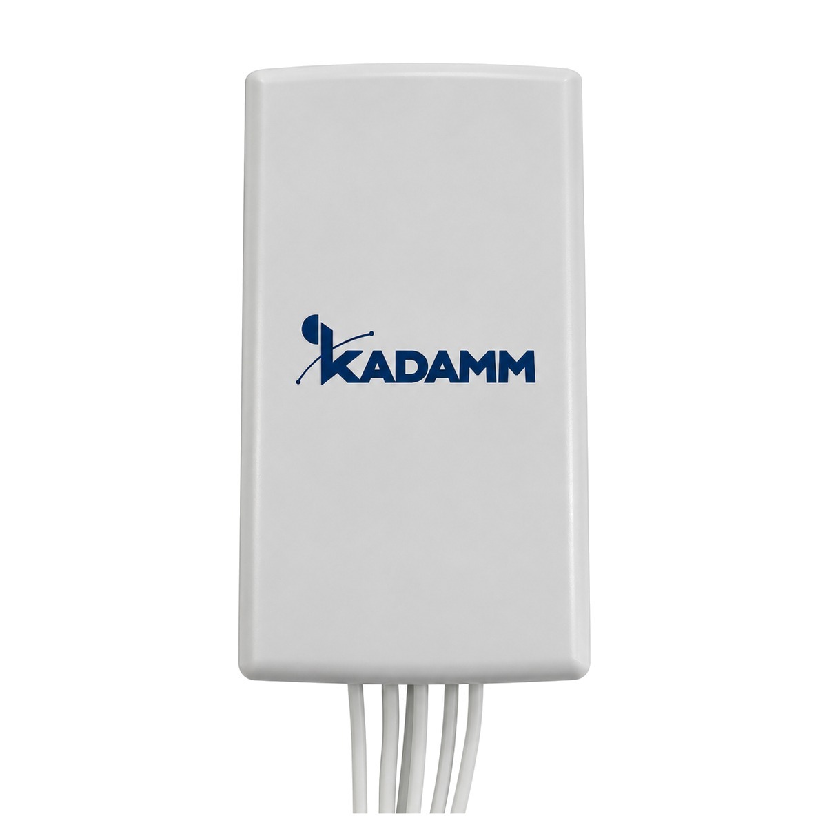 KADAMM APW24708 — трёхдиапазонная внешняя секторная антенна Wi-Fi 2400–2500 / 5150–5950 / 6000–7125 МГц, 8 дБи, 4 порта