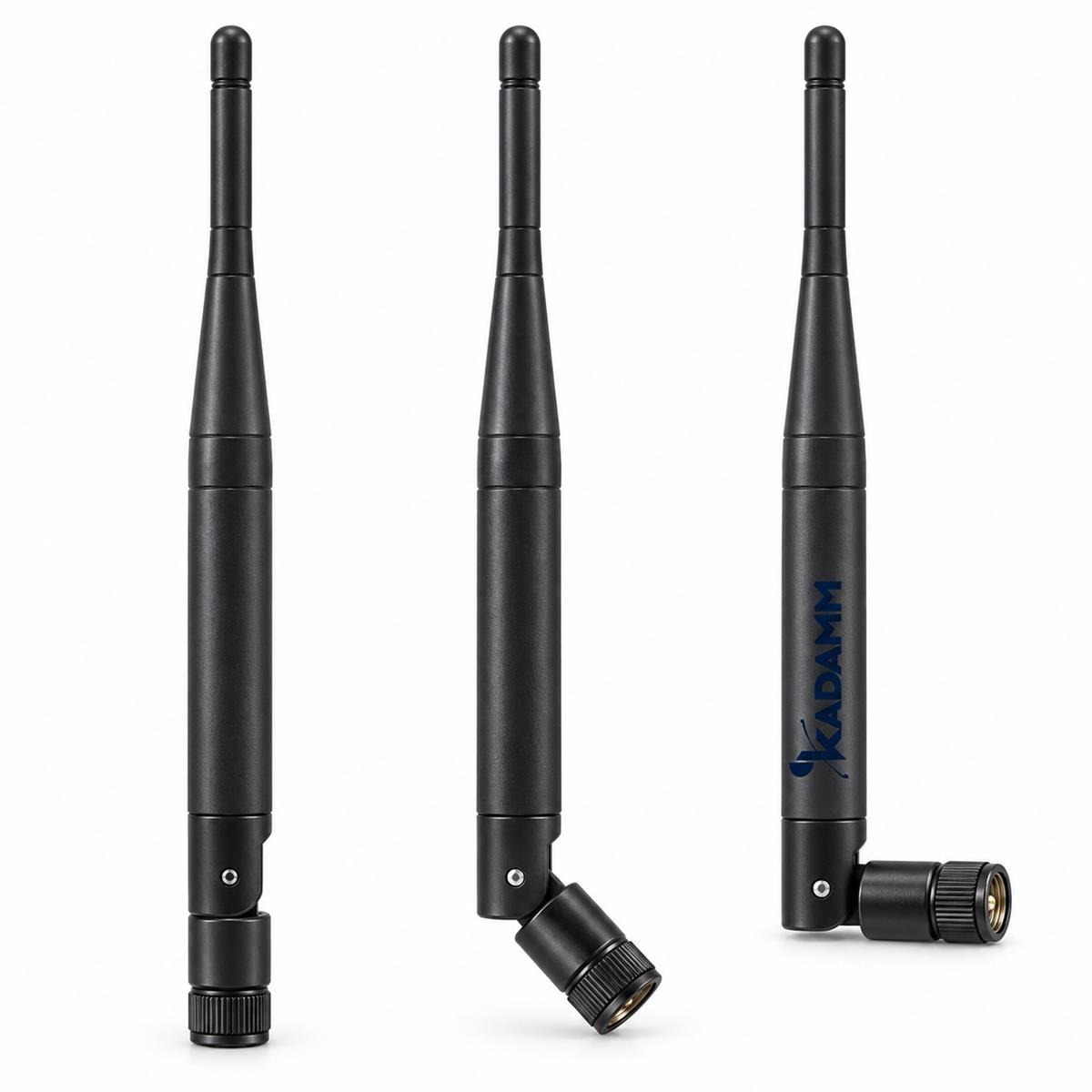 KADAMM AR-24-3R — штыревая антенна Wi-Fi 2,4 ГГц, 3 дБи, RP-SMA