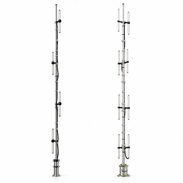 KADAMM ACR-150 — кольцевые антенные решётки 134–173 МГц: 9–13 дБи, 500 Вт