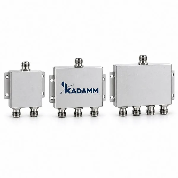 Делители мощности Уилкинсона серии КАДАММ ДМУ-136/174-N-IP65 — 2/3/4 выхода, 136–174 МГц