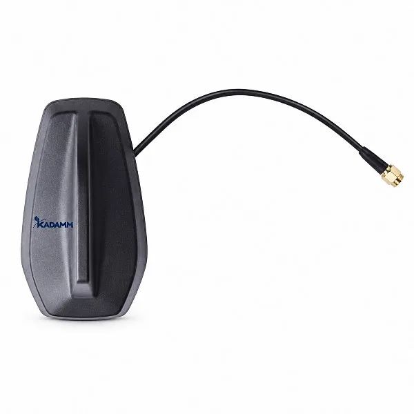 KADAMM GNSS-L1B1-28SH — антенна GPS/BeiDou «акулий плавник», МШУ 28 дБ, кабель RG174, SMA