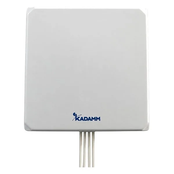 KADAMM APW24708-2 — трёхдиапазонная внешняя секторная антенна Wi-Fi 2400–2500 / 5150–5950 / 6000–7125 МГц, 8 дБи