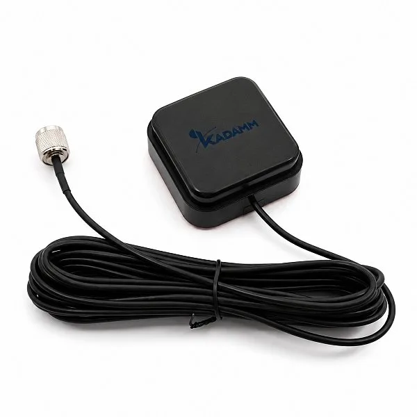 KADAMM GNSS-RTK-M — наружные многочастотные антенны ГНСС с кабелем, на магните или клее, МШУ 28–38 дБ