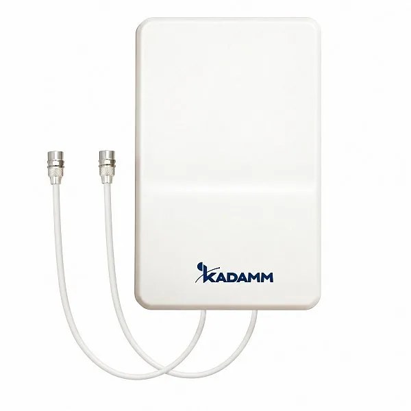 KADAMM I-ATP8-698/3800M-2 — направленная внутренняя антенна 698–960 / 1710–2700 / 3300–3800 МГц, 7,5 дБи, 2 порта