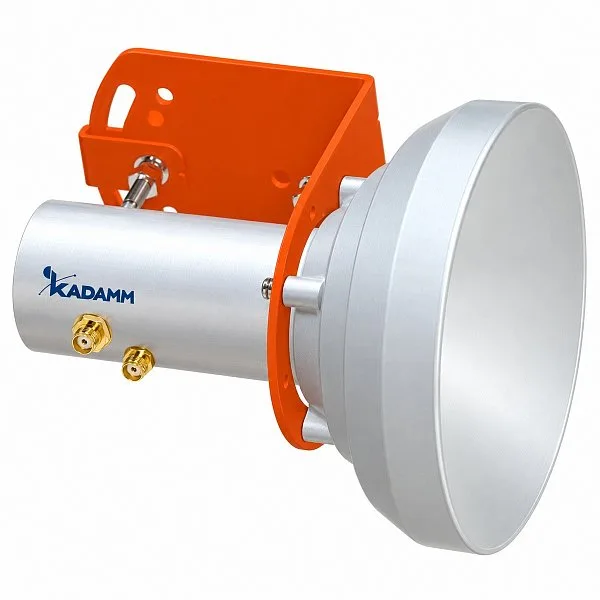 KADAMM APWD497115 — рупорная антенна Wi-Fi 4950–7125 МГц, 15 дБи, 30°, 2 порта
