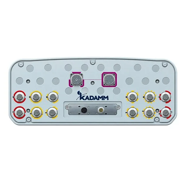 KADAMM K861176R35 — комбинированная антенна TDD 3300–3800 + FDD 2×698–960 / 4×1710–2690 МГц, 65°, 17,1 дБи, 20 портов + калибровочный, RET