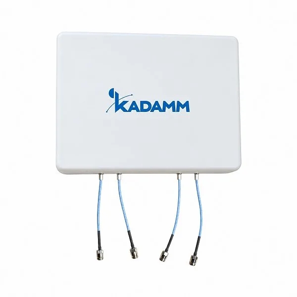 KADAMM I-ATP8-698/3800M — внутренняя панельная антенна 4G/5G MIMO 698–3800 МГц, 8 дБи