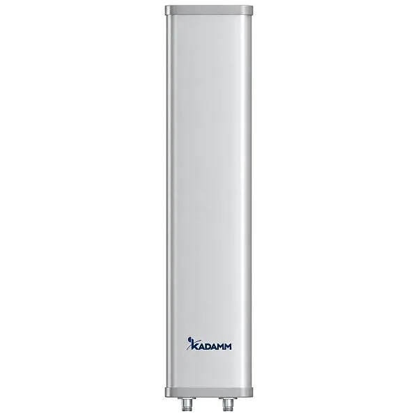 KADAMM APW2465VH15 — внешняя секторная антенна Wi-Fi 2400–2500 МГц, 15 дБи, 2 порта