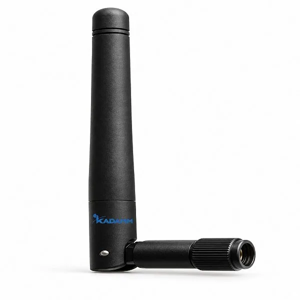 KADAMM AR-24 — штыревые антенны Wi-Fi 2,4 ГГц на разъём SMA или RP-SMA, 1–9 дБи, и выносная на магните