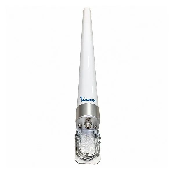KADAMM AOU-617/2700-8 — стеклопластиковая всенаправленная антенна 4G/5G 617–960 / 1427–1517 / 1710–2700 МГц, 2,5 / 5 / 8 дБи, 1000 мм, N