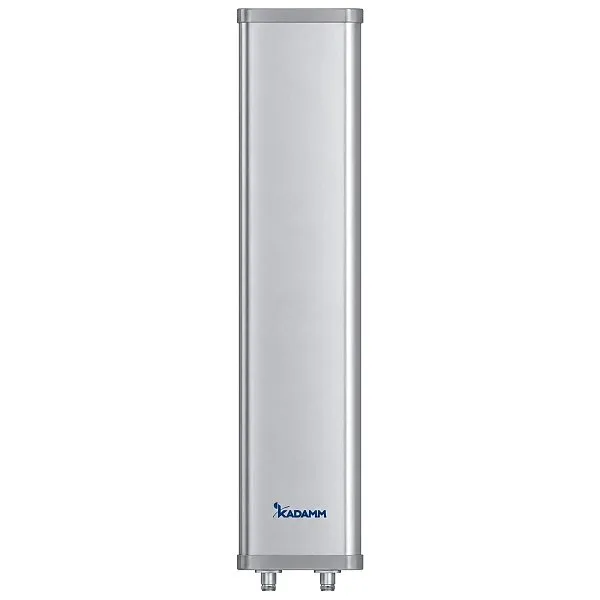 KADAMM APW2465DP17 — внешняя секторная антенна Wi-Fi 2400–2500 МГц, 17 дБи, 2 порта