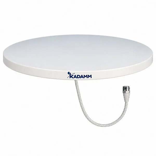 KADAMM I-ATO4-698/3800SH — многодиапазонная потолочная ненаправленная (всенаправленная) антенна 698–960 / 1710–2700 / 3300–3800 МГц, 4 дБи, 1 порт