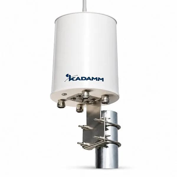 KADAMM AOW2458-8-4P — наружная всенаправленная антенна Wi-Fi 2,4 / 5 ГГц MIMO, 4 порта N, 6 / 8 дБи