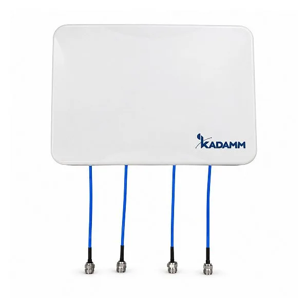 KADAMM I-ATP9-698/6000M4 — направленная внутренняя антенна 698–960 / 1710–2700 / 3300–6000 МГц, 9 дБи, 90°/75°/60°/50°, 4 порта