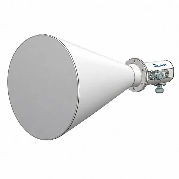 KADAMM APWD497119 — рупорная антенна Wi-Fi 4900–7125 МГц, 19 дБи, 23°/20°, 2 порта