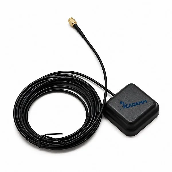 KADAMM GNSS-RTK-L1-30M — высокоточная антенна ГНСС L1 на магните, МШУ 30 дБ, коэффициент шума 1 дБ