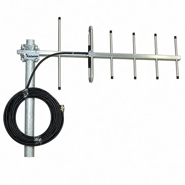 KADAMM ADY-430-470-11 — директорная антенна (Яги) 450–470 МГц, 11 дБи, 45°, 1 порт