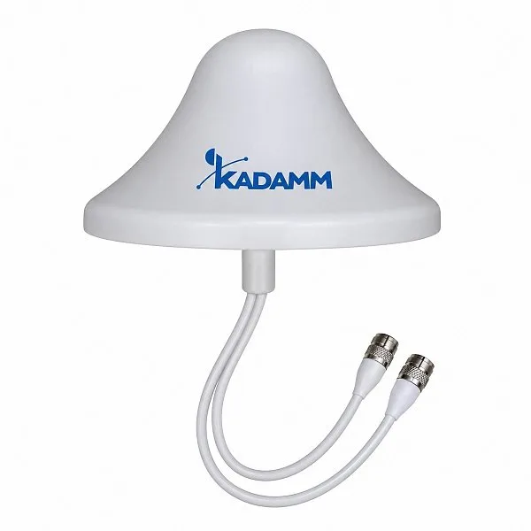 KADAMM I-ATO4-698/2700M-2 — потолочная антенна 4G/5G MIMO 698–2700 МГц, 3,5 дБи