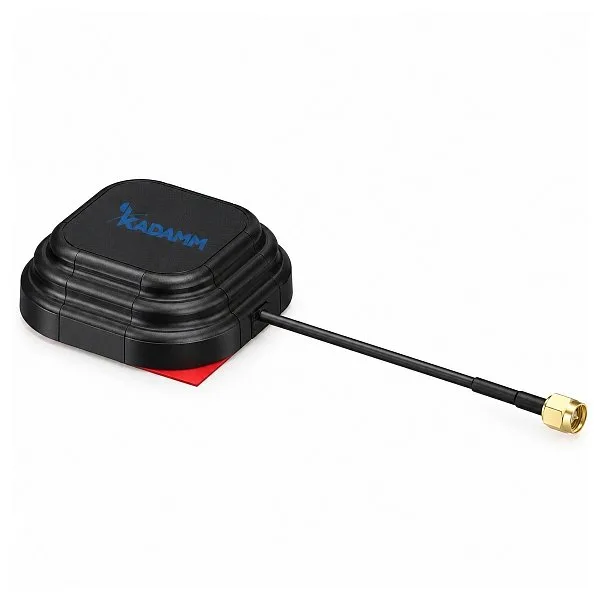 KADAMM GNSS-RTK-L125-28M — многочастотная антенна ГНСС L1/L2/L5 на магните, МШУ 28 дБ, SMA