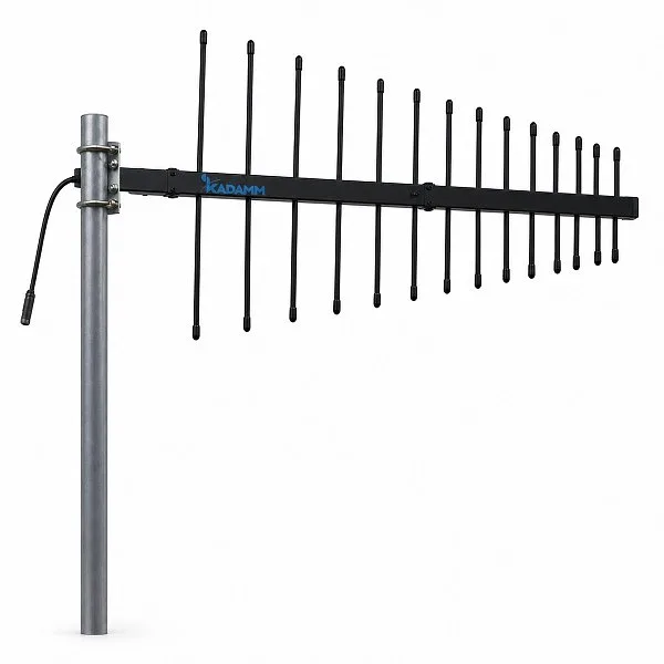 KADAMM ALP-0204VH10KB — логопериодическая антенна 225–400 МГц, 9,5 дБи, 1 порт