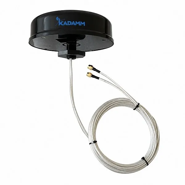 KADAMM AOU-617/7125-6 — сверхширокополосная антенна 617–7125 МГц с ГНСС 1562–1612 МГц, 2,5–6 дБи