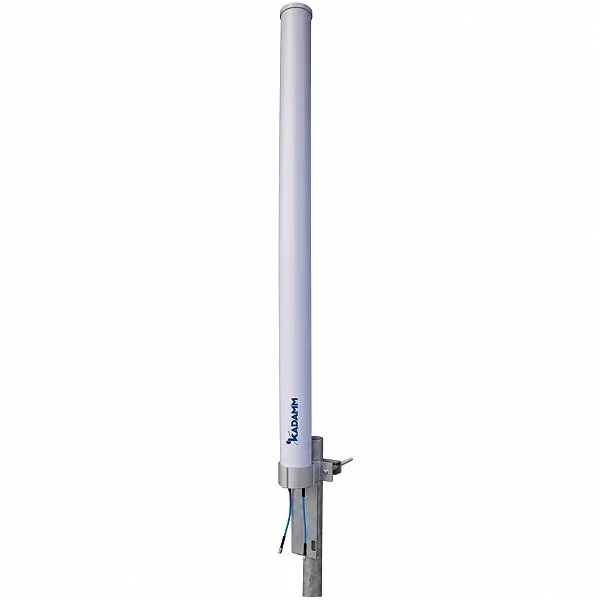 KADAMM AOW24-12M — всенаправленная антенна Wi-Fi 2400–2500 МГц, 12 дБи, 360°, 2 порта