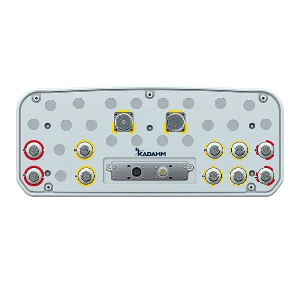 KADAMM K861176R31 — комбинированная антенна TDD 2300–2690 + FDD 2×690–960 / 3×1695–2690 МГц, 65°/65°/65°, 17,7 дБи, 18 портов + калибровочный, RET