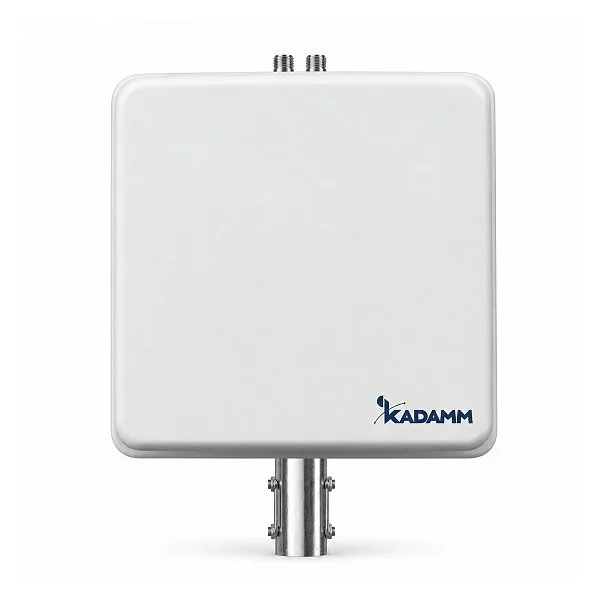 KADAMM O-ATP9-698/3800M — наружная направленная панельная антенна 698–960 / 1710–2700 / 3300–3800 МГц, 9 дБи, 85°/60°/70°, 2 порта