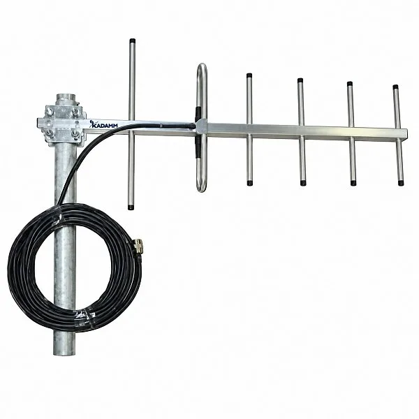 KADAMM ADY-380-430-8 — директорная антенна (Яги) 380–430 МГц, 8 дБи, 60°, 1 порт