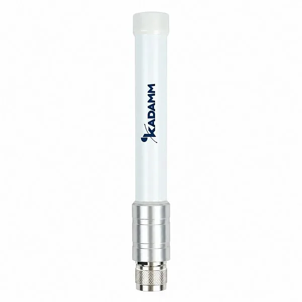 KADAMM AOW24-4 — всенаправленная антенна Wi-Fi 2400–2500 МГц, 3,8–4 дБи, 360°, 1 порт, N или SMA, 2 исполнения